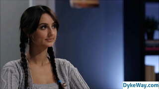 Lesbian, straight girl and teacher