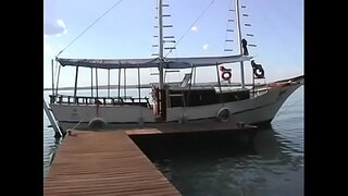 Hot latina blonde gets her asshole fucked outdoor on the bridge